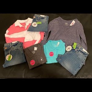 Lot of Justice and Children’s Place girls clothes
